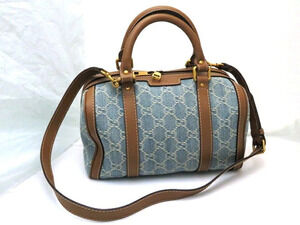 Gucci Bag Boston Calfskin Denim